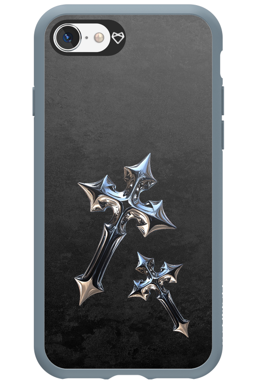 Chrome Crosses - Apple iPhone SE 2022