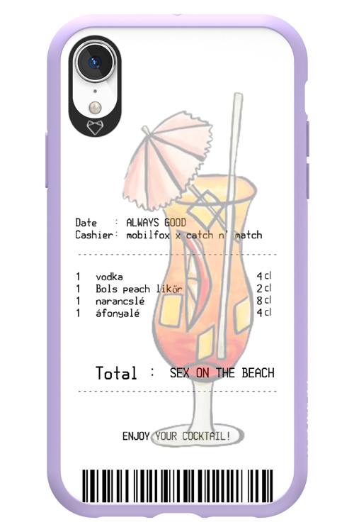 sex on the beach koktél - Apple iPhone XR