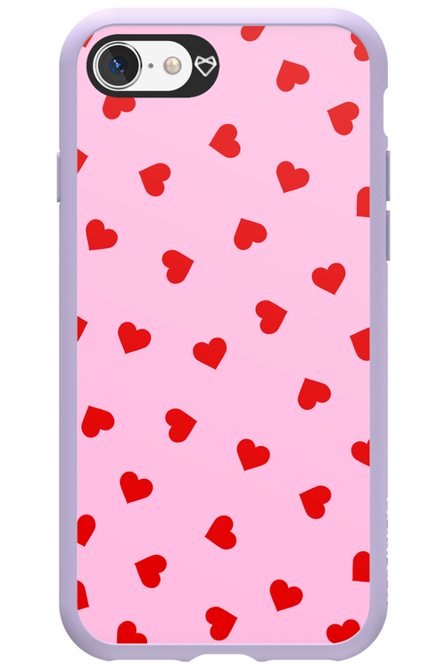 Sprinkle Heart Pink - Apple iPhone 8