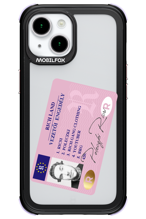 Vezetői engedély - Apple iPhone 15