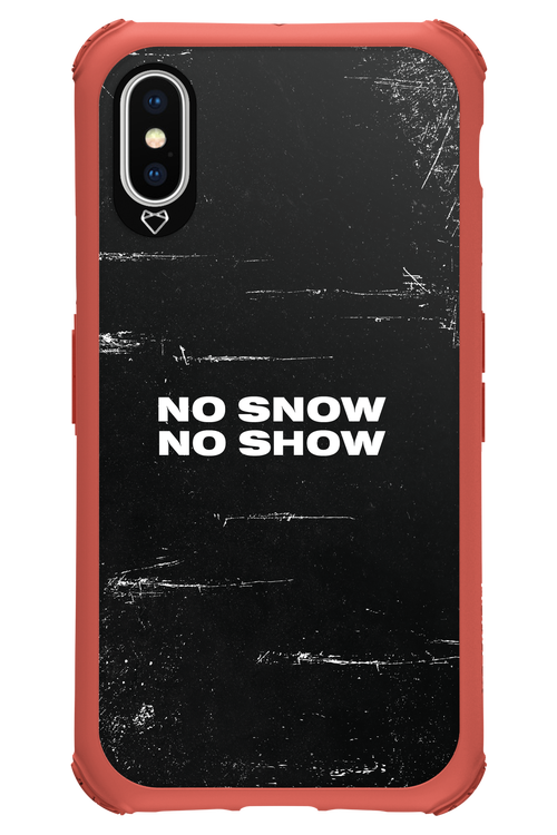 No snow, no show - Apple iPhone XS