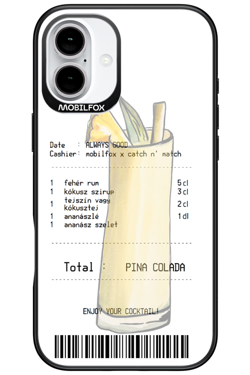 pina colada koktél - Apple iPhone 16 Plus