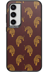 Burgundy Leopard Pattern - Samsung Galaxy S24+