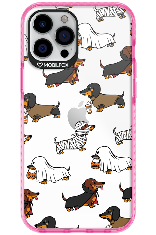 Scary Dachshund (Transparent) - Apple iPhone 12 Pro Max