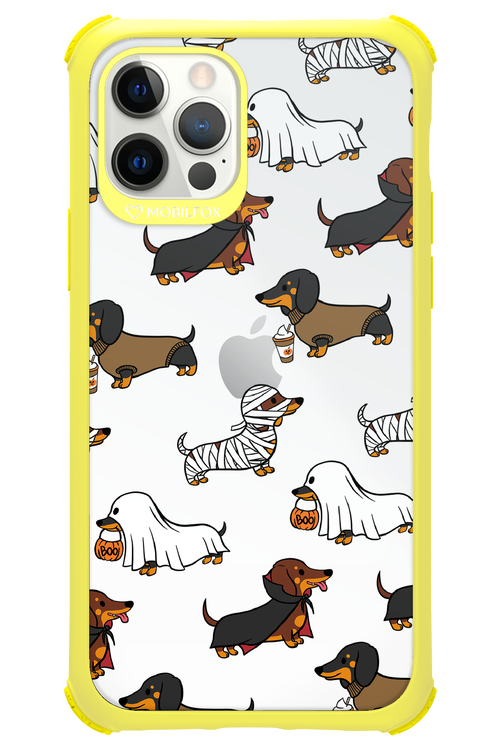 Scary Dachshund (Transparent) - Apple iPhone 12 Pro