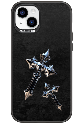 Chrome Crosses 2.0 - Apple iPhone 15 Plus