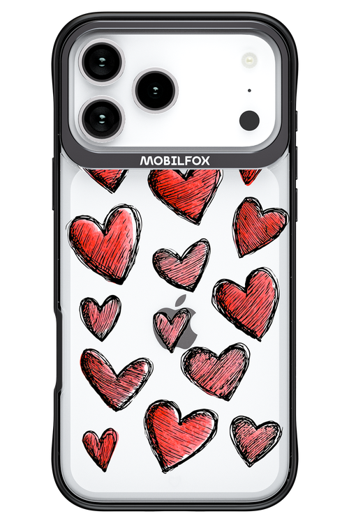 Red Love Transparent 2.0 - Apple iPhone 17 Pro Max