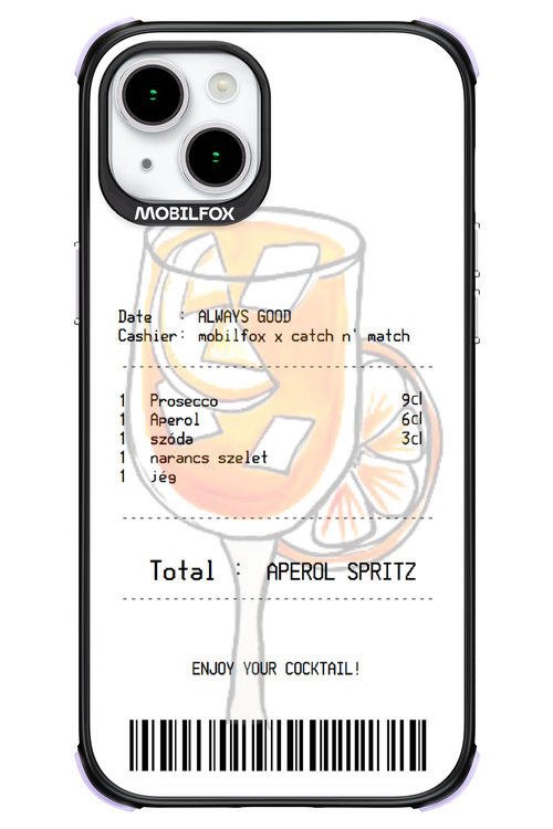 aperol spritz koktél - Apple iPhone 15 Plus