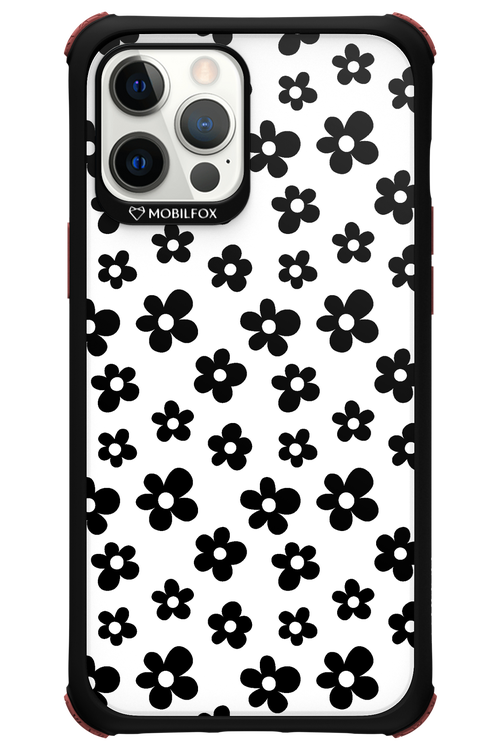 Monochrome Flowers  - Apple iPhone 12 Pro Max