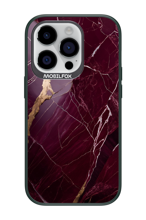 Burgundy Marble - Apple iPhone 14 Pro
