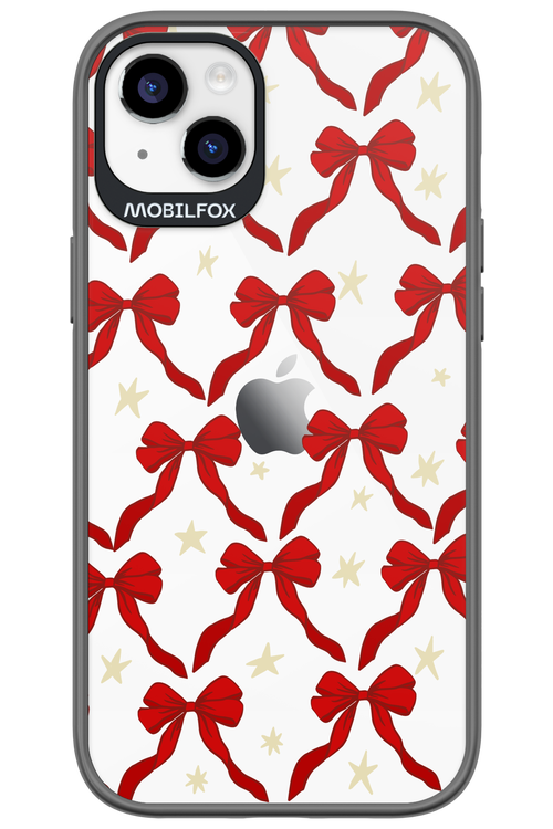 Bow & Stars (Transparent) - Apple iPhone 14 Plus