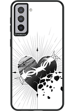 Fekete Szív - Samsung Galaxy S21+