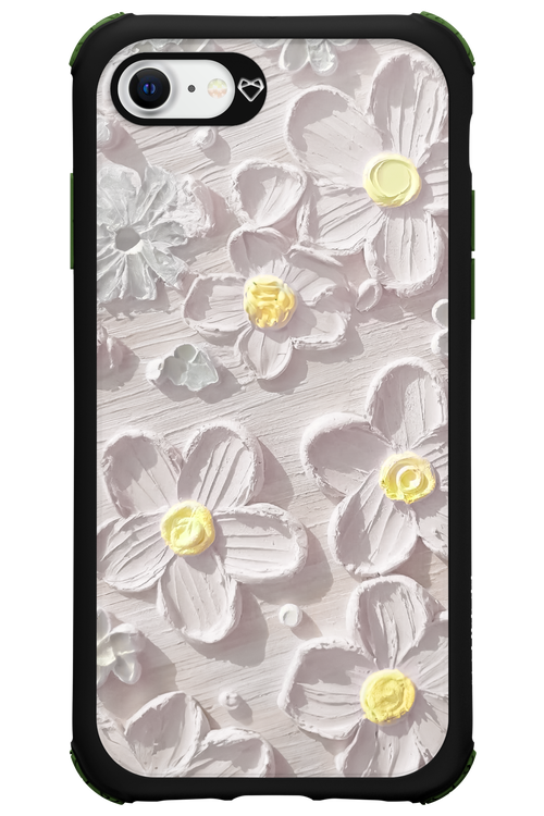 White Flowers - Apple iPhone SE 2022