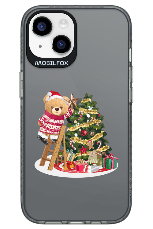 Christmas Bear (Transparent) - Apple iPhone 14