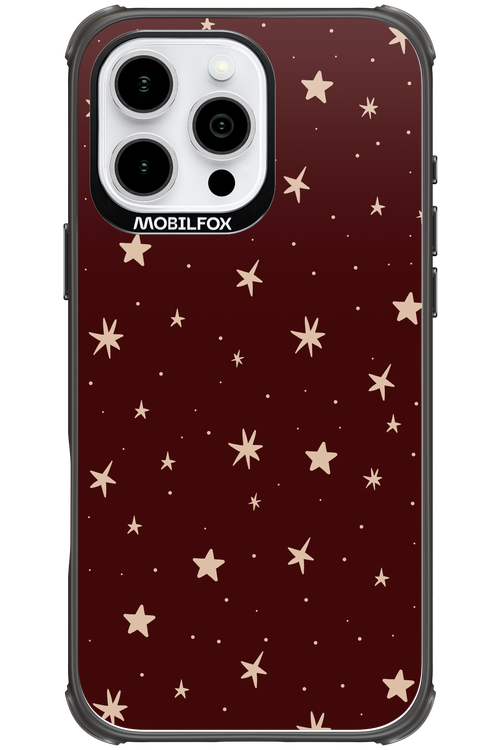 Burgundy Stars - Apple iPhone 16 Pro Max