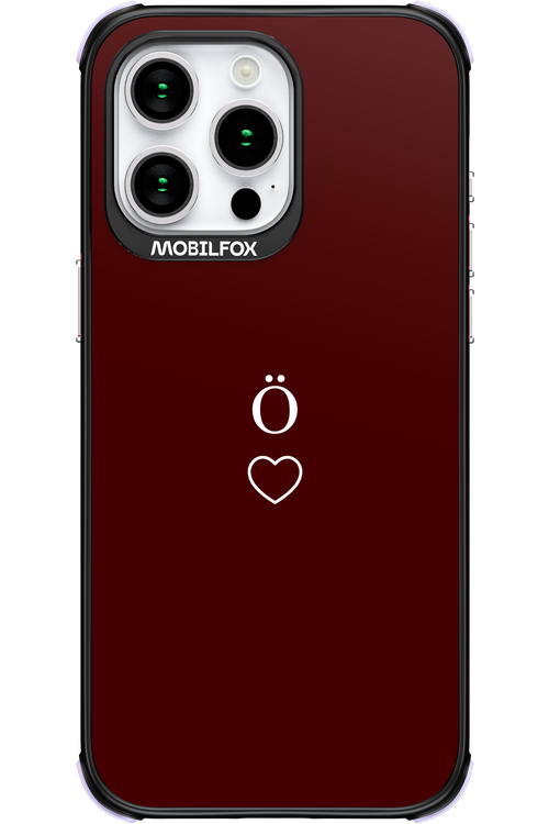O Burgundia II 2.0 - Apple iPhone 15 Pro Max
