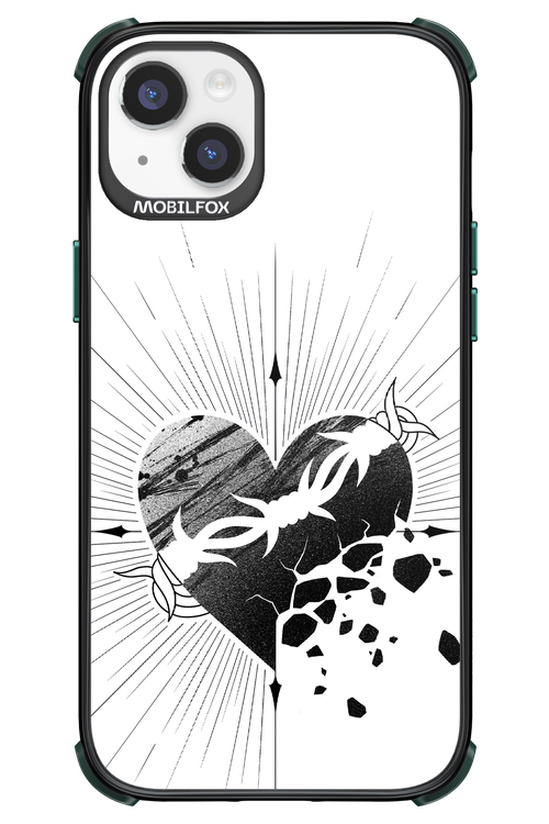 Fekete Szív - Apple iPhone 14 Plus