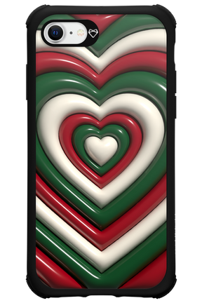 XMAS Hearts - Apple iPhone 8