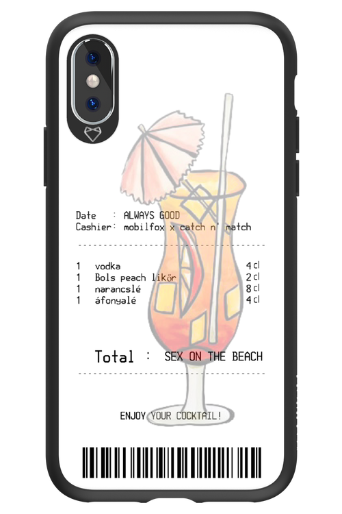 sex on the beach koktél - Apple iPhone X