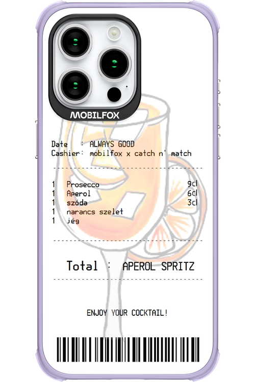 aperol spritz koktél - Apple iPhone 15 Pro Max