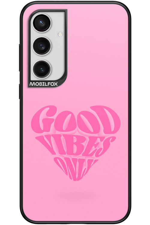 Good Vibes Heart - Samsung Galaxy S24+