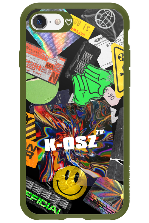 K-osz Sticker Black - Apple iPhone 7