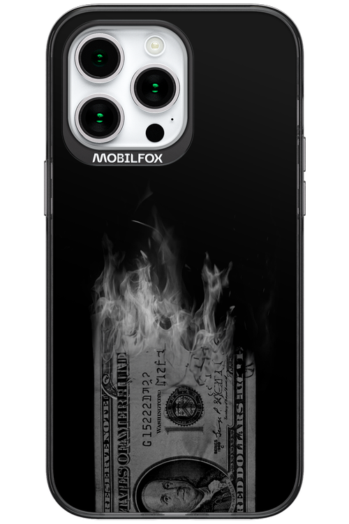 Money Burn B&W 2.0 - Apple iPhone 15 Pro Max