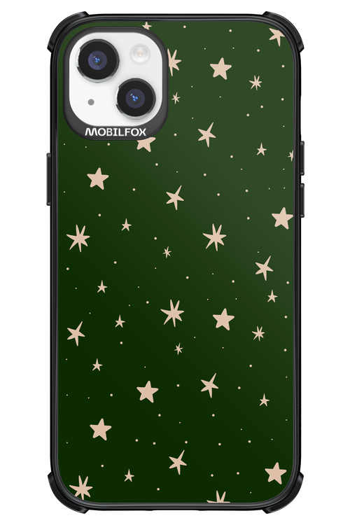 Forest Green Stars - Apple iPhone 14 Plus