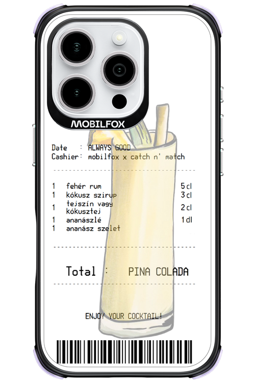 pina colada koktél - Apple iPhone 16 Pro