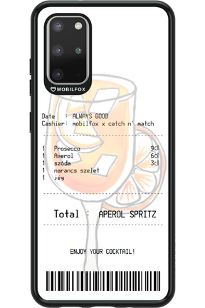 aperol spritz koktél - Samsung Galaxy S20+