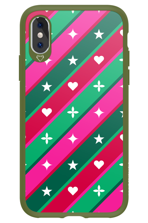 Christmas Stripes - Apple iPhone XS