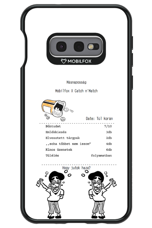 másnaposság - Samsung Galaxy S10e