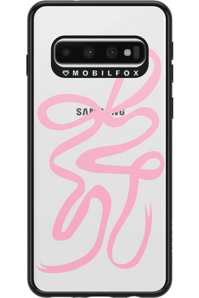 Pink Bow - Samsung Galaxy S10
