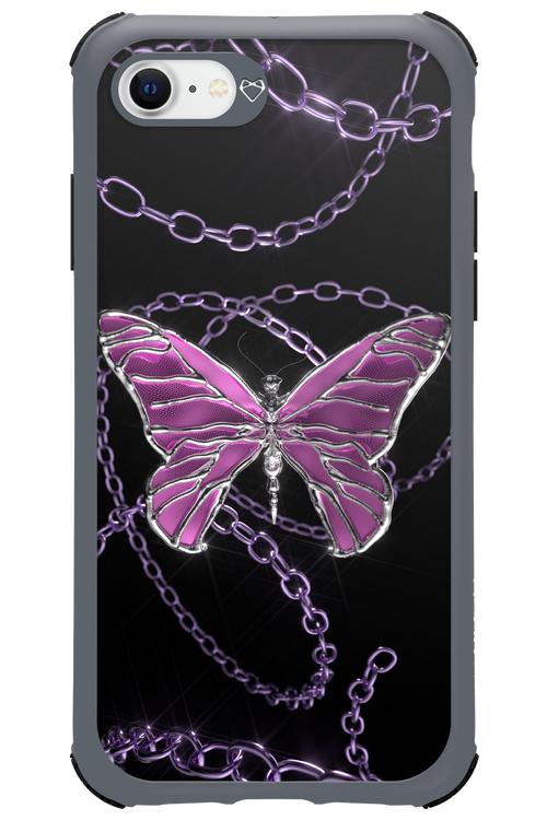 Butterfly Necklace - Apple iPhone SE 2022