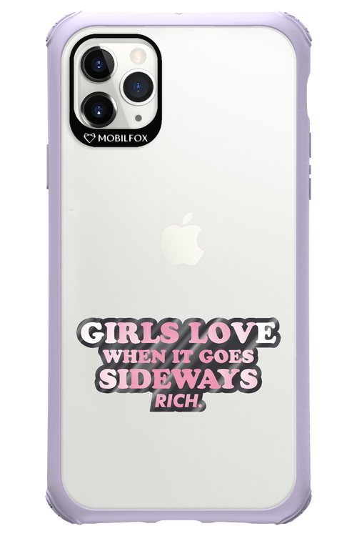 When it goes sideways - Apple iPhone 11 Pro Max