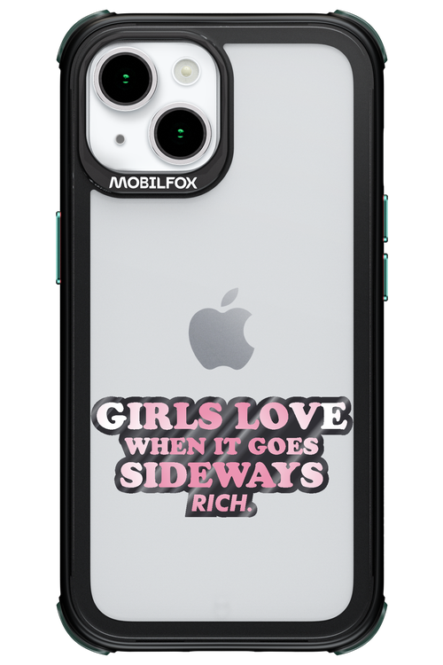 When it goes sideways - Apple iPhone 15