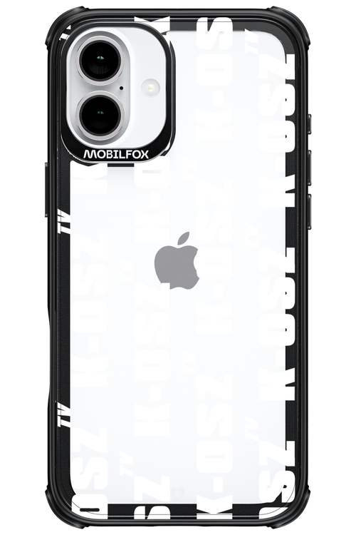 K-osz Transparent White - Apple iPhone 16 Plus