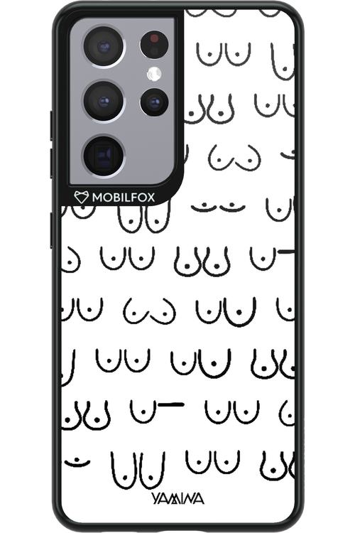 Boobies (white) - Samsung Galaxy S21 Ultra