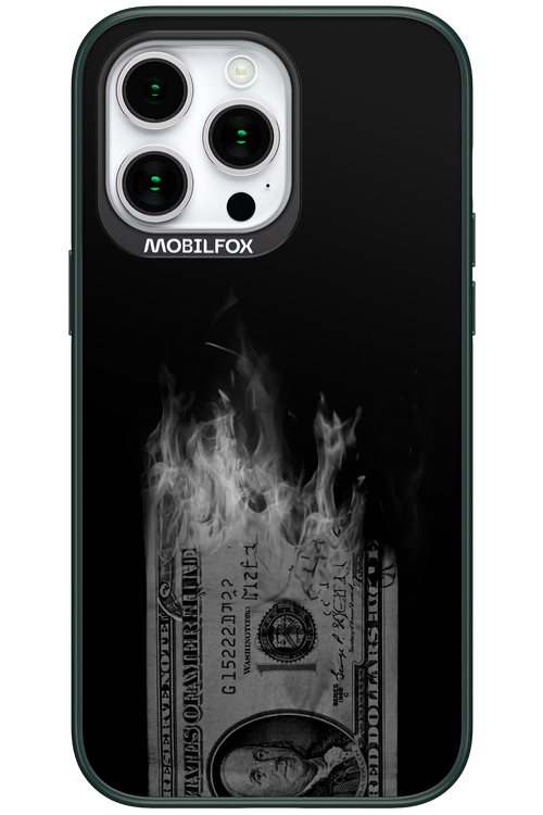 Money Burn B&W 2.0 - Apple iPhone 15 Pro Max