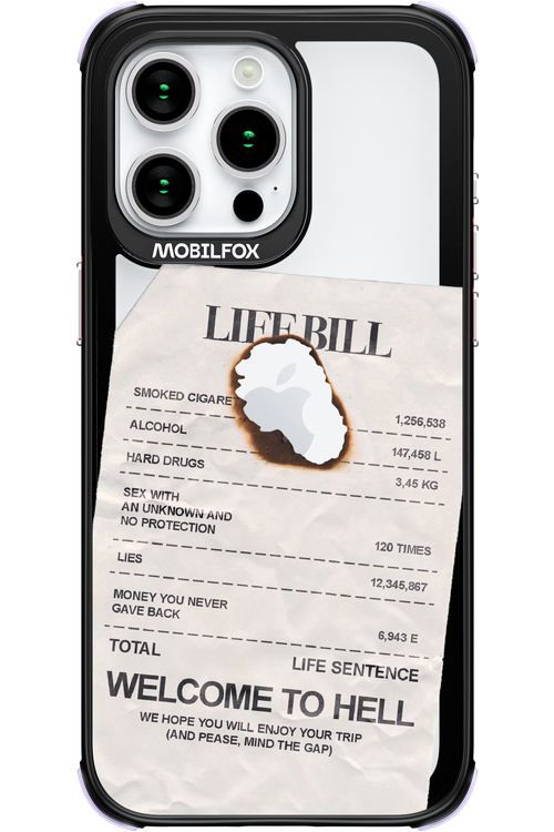 Life Bill - Apple iPhone 15 Pro Max