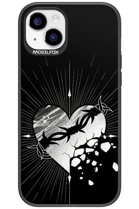 Fehér Szív - Apple iPhone 15 Plus