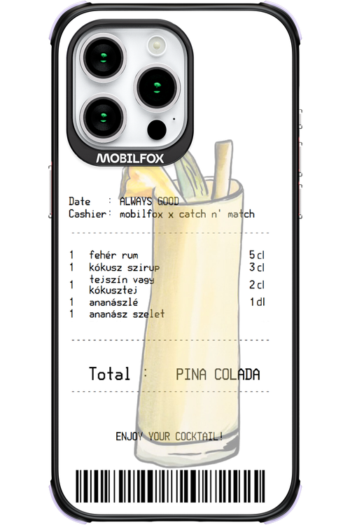 pina colada koktél - Apple iPhone 15 Pro Max