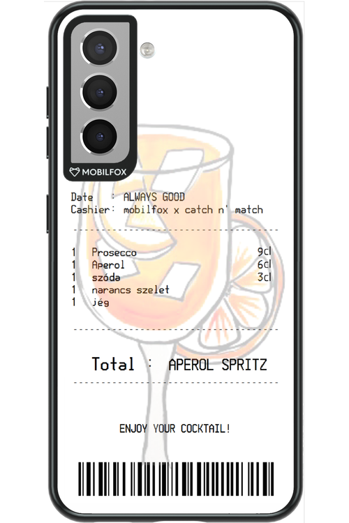 aperol spritz koktél - Samsung Galaxy S21