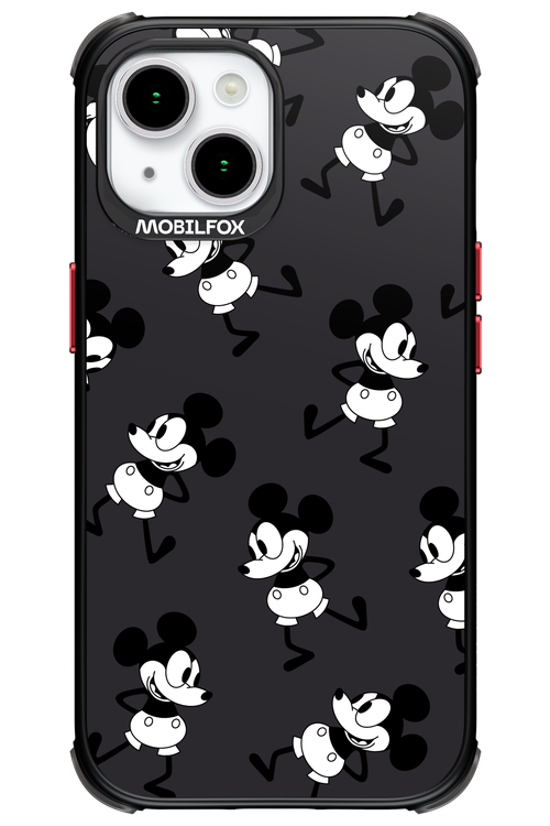 Iconic Mouse (antracite pattern) - Apple iPhone 15