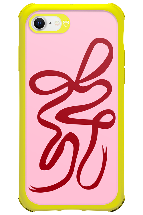 Burgundy Bow - Apple iPhone SE 2020