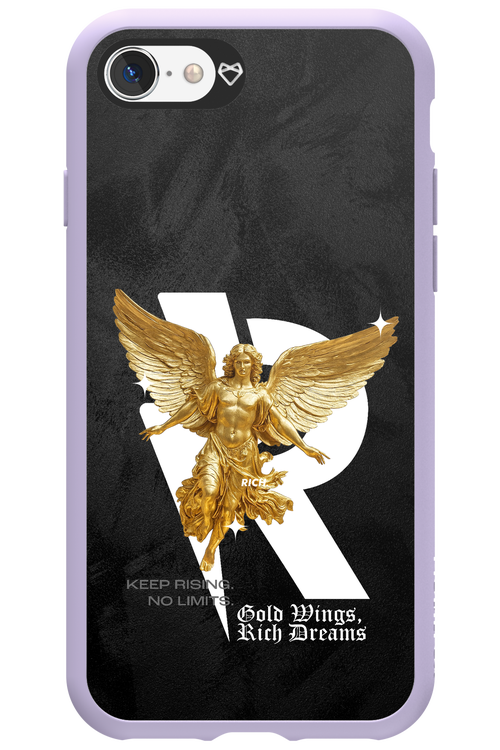 Gold Wings - Apple iPhone 8