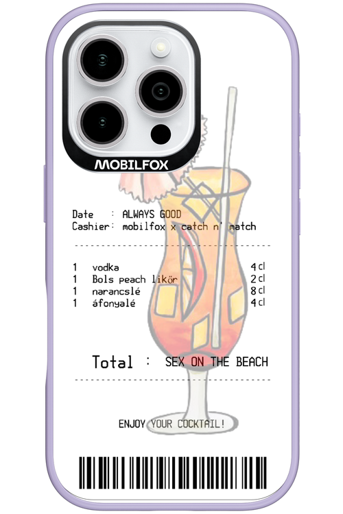 sex on the beach koktél - Apple iPhone 16 Pro