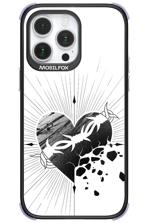 Fekete Szív - Apple iPhone 14 Pro Max