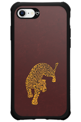 Burgundy Leopard - Apple iPhone SE 2022
