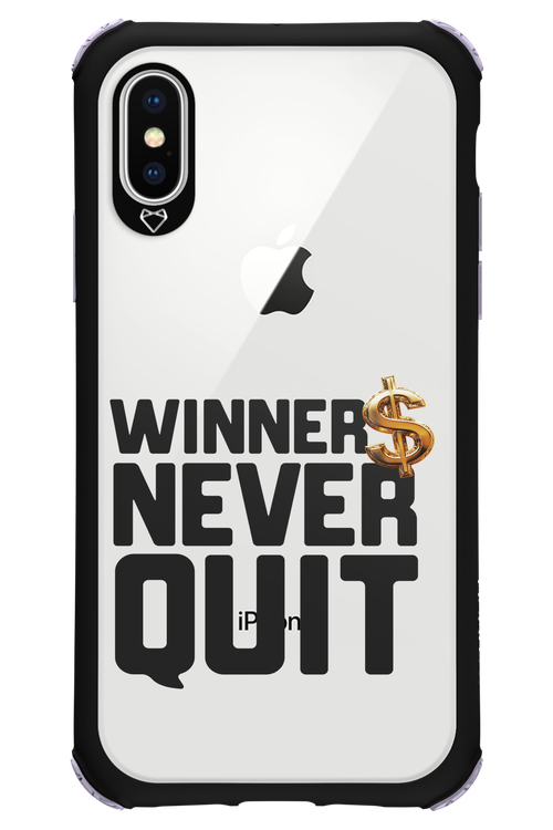 Winners Never Quit - Apple iPhone X